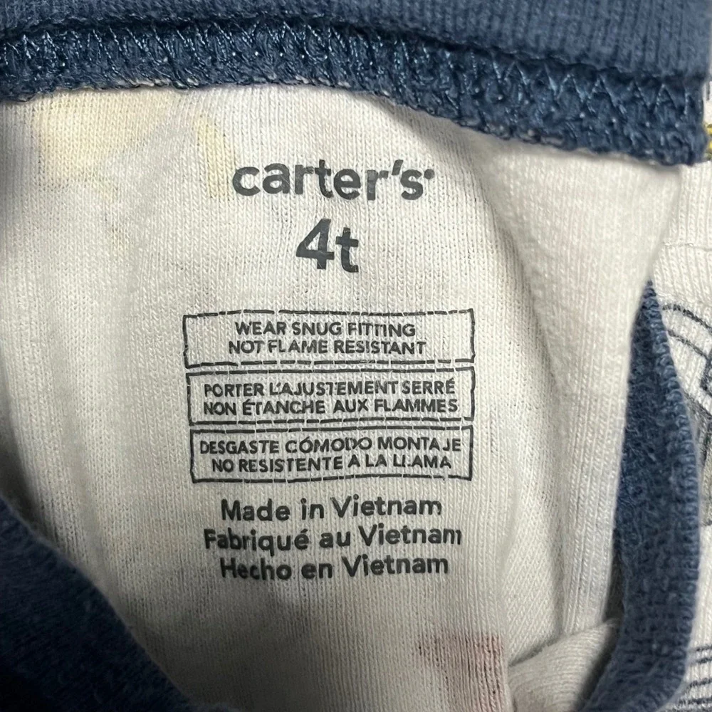 Carters The Children Place Boy Cotton Pajama Set Snug Fit Lot 10 Pairs Size 4T 4